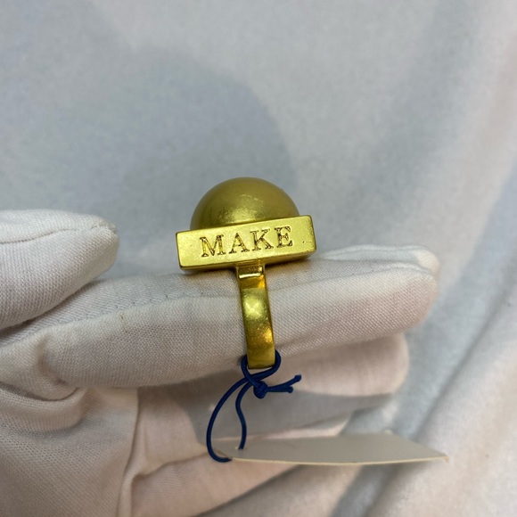 Make Some Noise Ring by Drew Barrymore Sz 7.5 - Picture 10 of 14